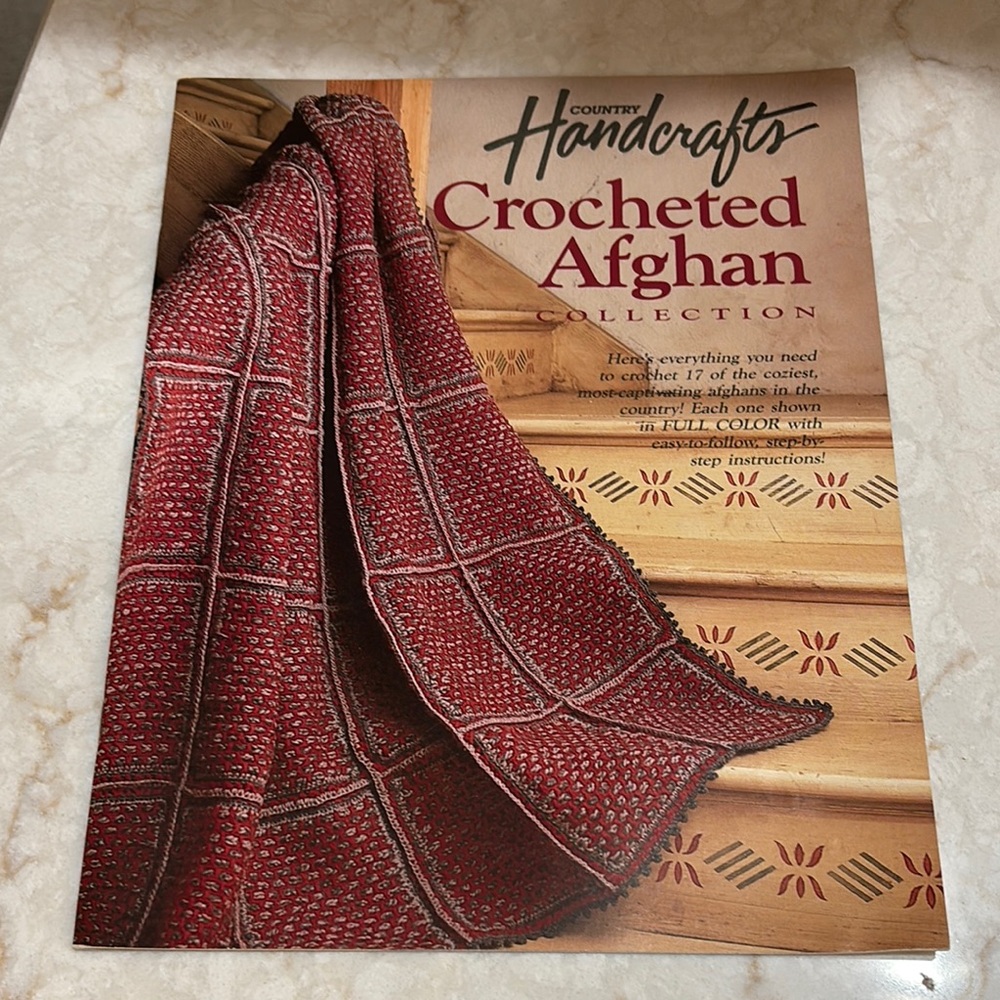 Country Handcrafts Crocheted Afghan Collection Booklet